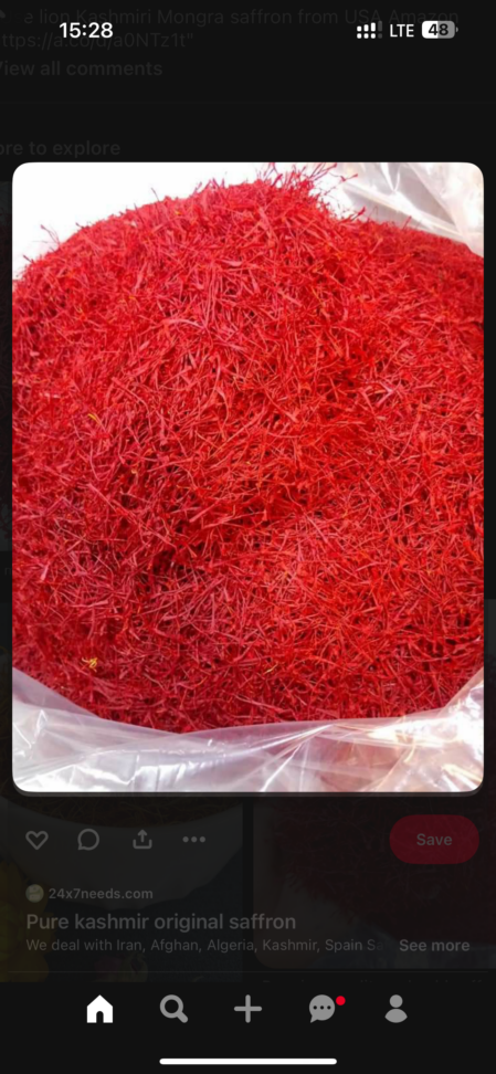 زعفران اصل سنتی خشک 